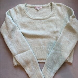 INTERMIX Soft Mint Green Women's Sweater